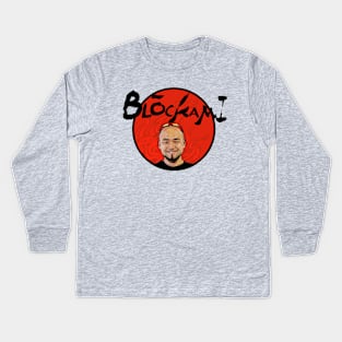 Hideki Kamiya - BlocKami - God of Blocking Kids Long Sleeve T-Shirt